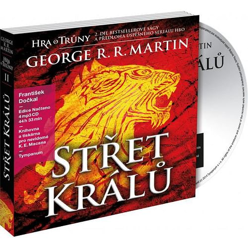 Střet králů - audiokniha (4 CD)