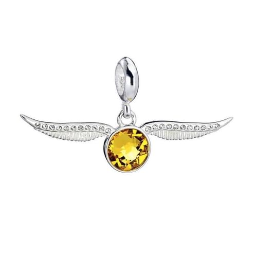 Strieborný prívesok Harry Potter - Ohnivá strela s kryštálmi Strieborný prívesok Harry Potter - Ohnivá strela s kryštálmi