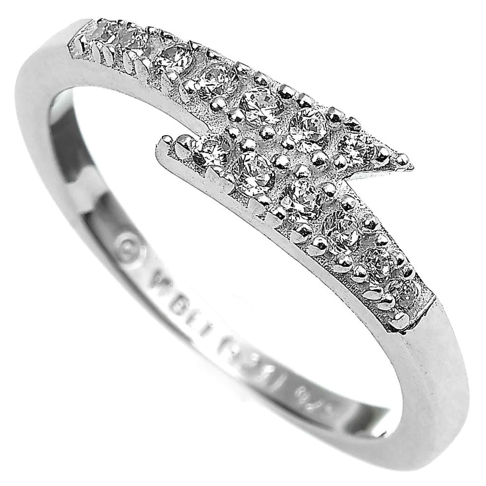 Strieborný prsteň Harry Potter - Blesk