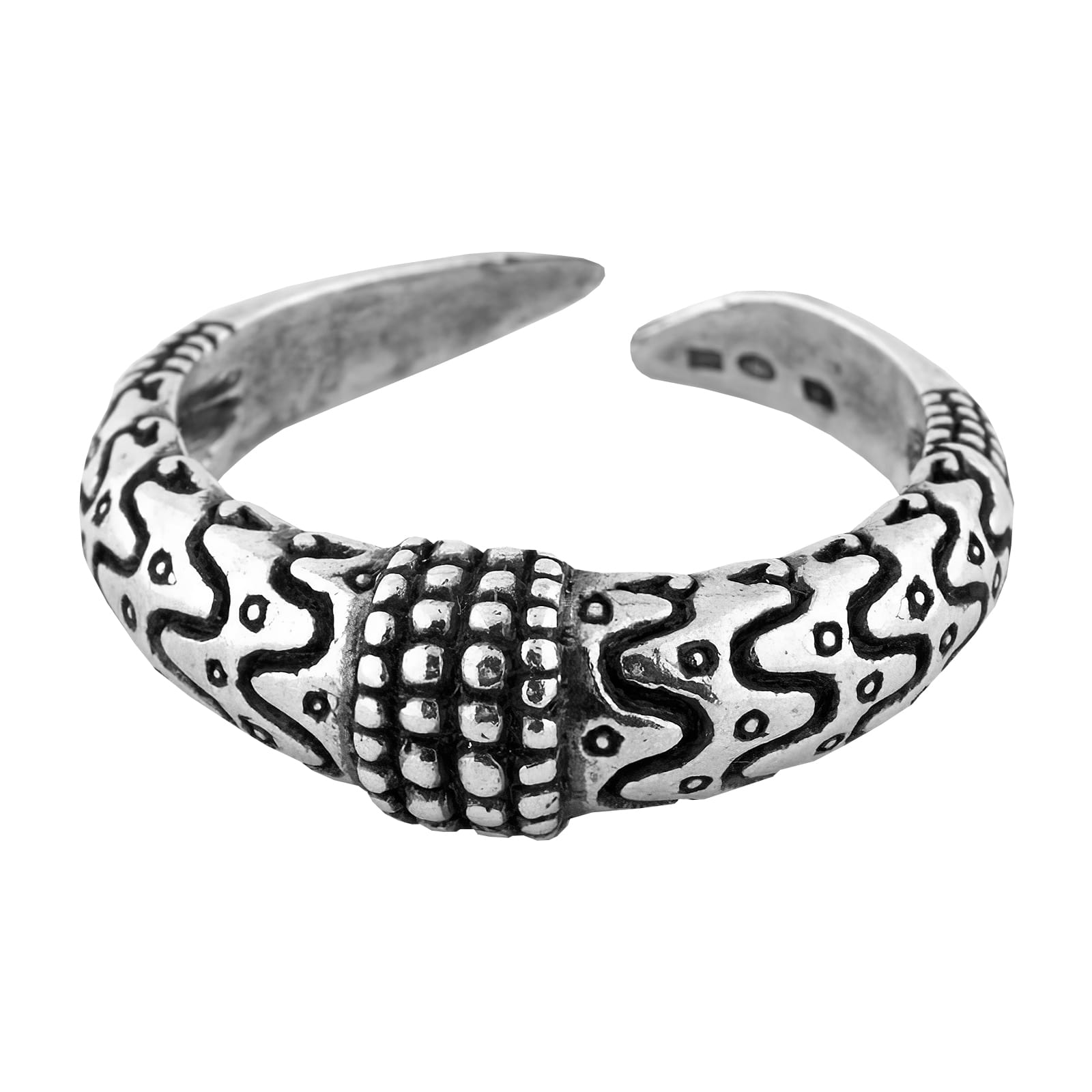 Strieborný Vikinský prsteň - Orupgård