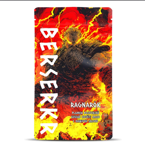 Levně Sušené maso Berserkr - Ragnarok (Ohnivá salsa), 25g