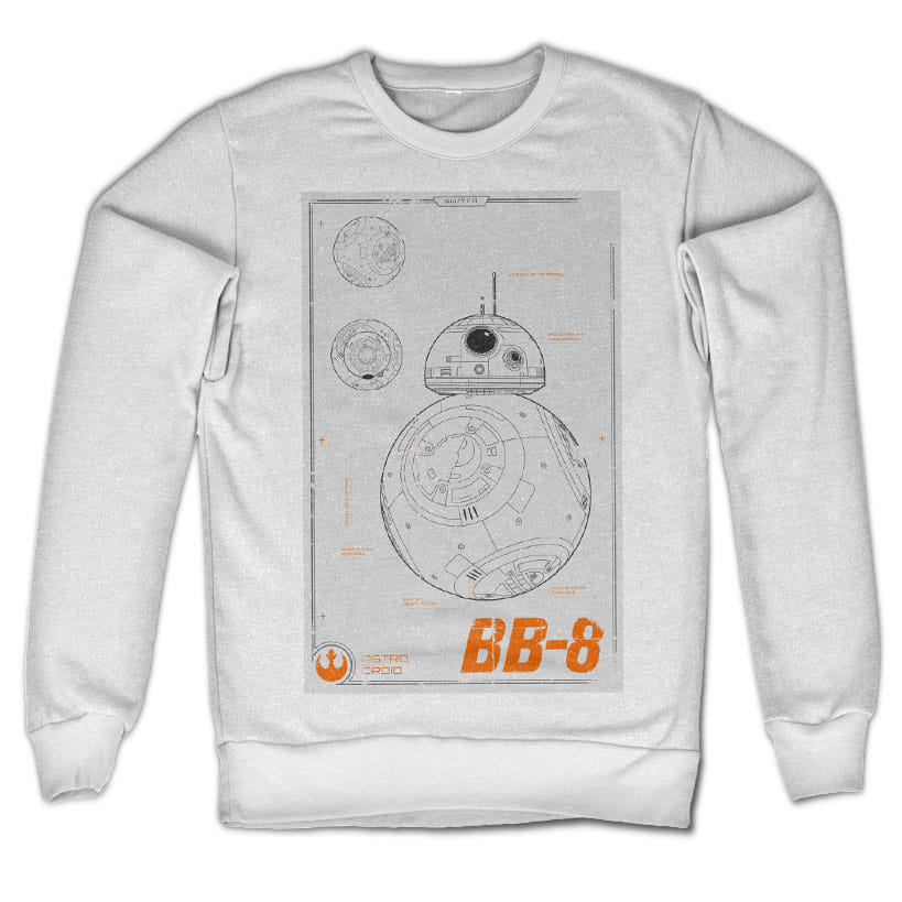 Tričko s dlouhými rukávy Star Wars - BB-8 Blueprint