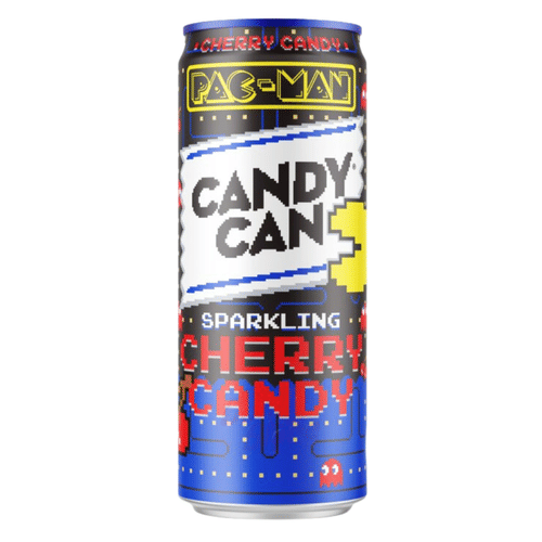 Levně Sycená limonáda Candy Can - Pac-Man Sparkling Cherry