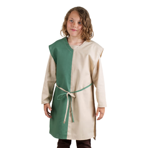 Levně imago Tabard pro děti, béžovo-zelený