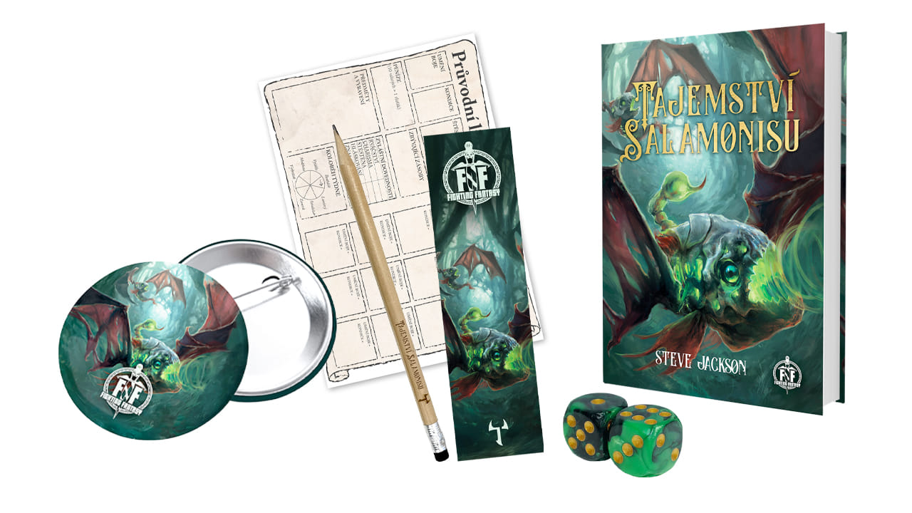 Recenze Tajemství Salamonisu: Nový gamebook od legendy