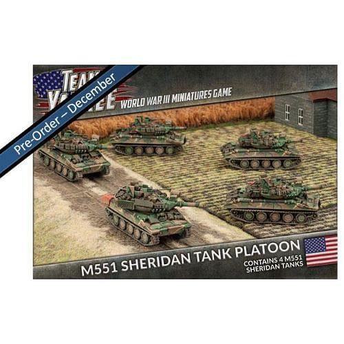 Team Yankee M551 Sheridan Tank Platoon