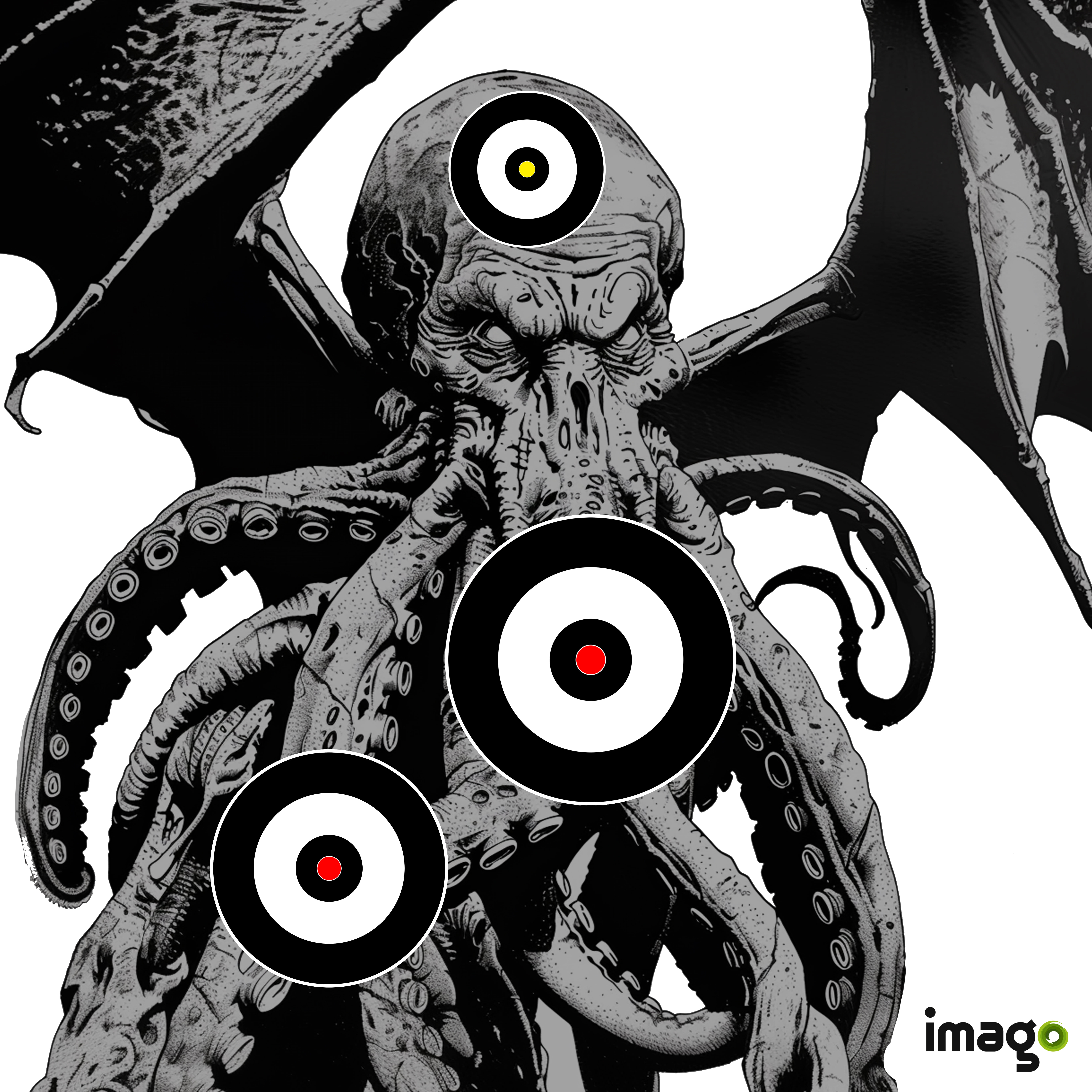 Terč papierový - Cthulhu