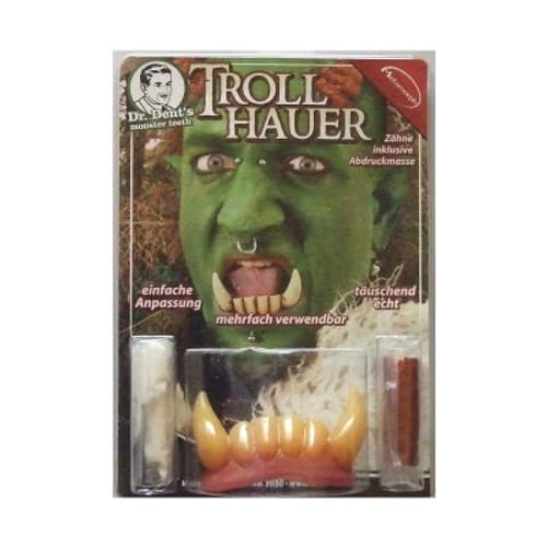 Tesáky troll s lepidlom Tesáky troll s lepidlom