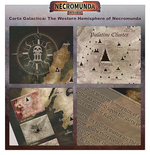 Obrázok Carta Galactica - The Western Hemisphere of Necromunda