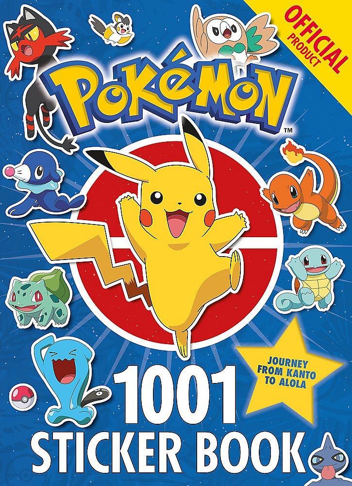 Kniha The Official Pokemon 1001 Sticker Book | Fantasyobchod.cz