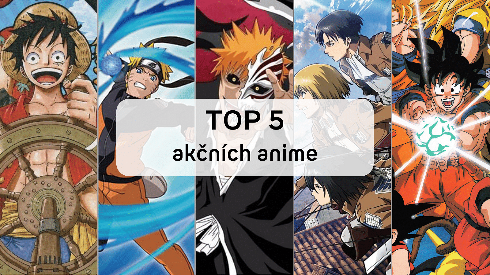 Top 5 populárních akčních anime