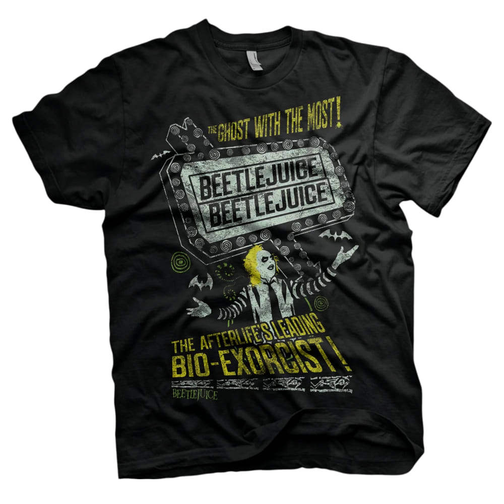 Tričko Beetlejuice - The Afterlife s Leading Bio-Exorcist
