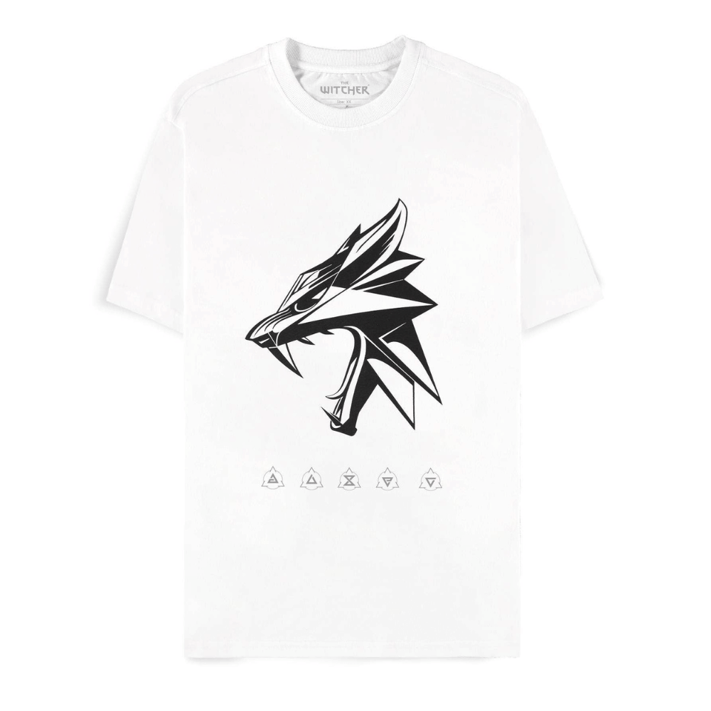 Tričko CD Project Red: Zaklínač - Vlčia hlava a runy