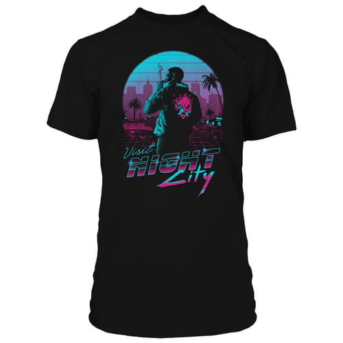 Tričko Cyberpunk 2077 - Destination Night City Tričko Cyberpunk 2077 - Destination Night City