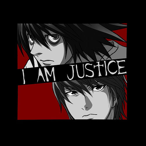 Obrázok ABYstyle Tričko Death Note - I am Justice, farba černá, veľkosť XXL