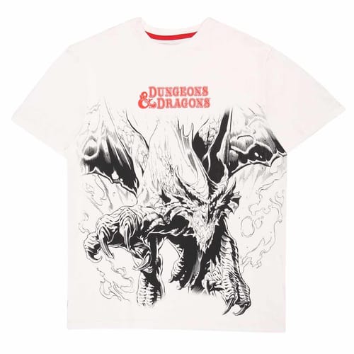 Levně Tričko Dungeons & Dragons - Oversized Dragon Print