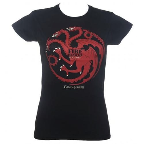 Tričko Game of Thrones - Targaryen: Fire and Blood - dámske Tričko Game of Thrones - Targaryen: Fire and Blood - dámske