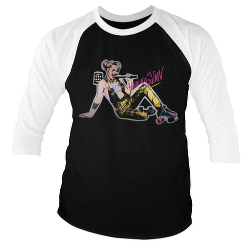 Tričko Harley Quinn - Birds of Prey (trojštvrťové rukávy) Tričko Harley Quinn - Birds of Prey (trojštvrťové rukávy)