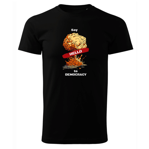 Tričko Helldivers - Say Hello To Democracy Tričko Helldivers - Say Hello To Democracy