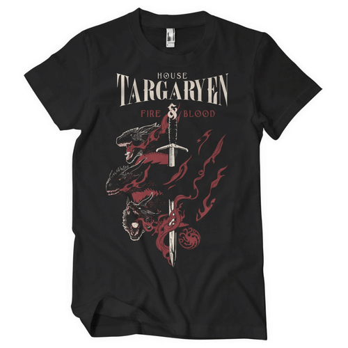 Levně Tričko House of the Dragon - House Targaryen