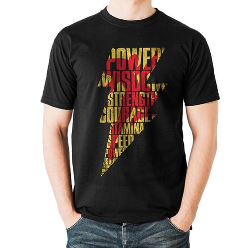 Tričko Shazam - Lightning Silhouette Tričko Shazam - Lightning Silhouette