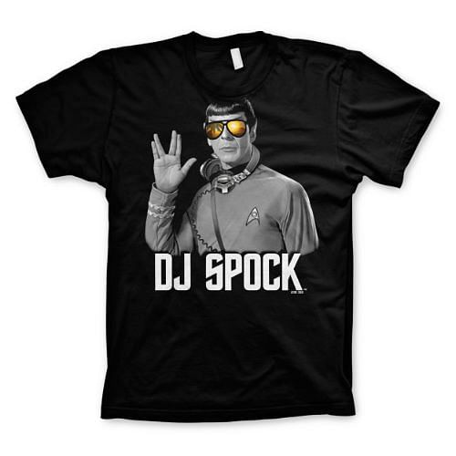 Obrázok A.B. Tričko Star Trek - DJ Spock, černé, veľkosť XL