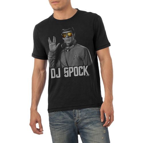 Obrázok A.B. Tričko Star Trek - DJ Spock, černé, veľkosť XL