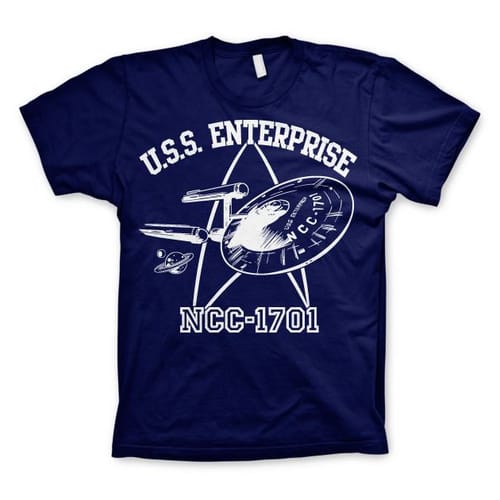 Tričko Star Trek - U.S.S. Enterprise, modré Tričko Star Trek - U.S.S. Enterprise, modré