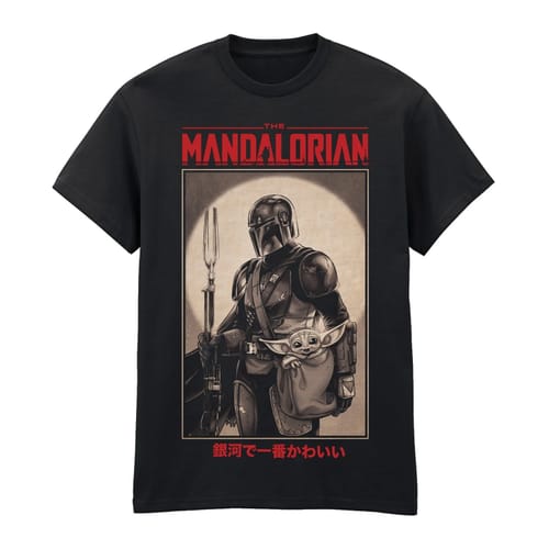 Levně Tričko Star Wars - Mandalorian manga