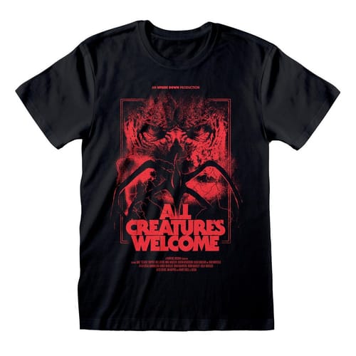 Levně Tričko Stranger Things - All Creatures Welcome