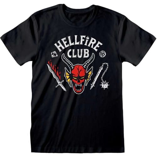 Levně Tričko Stranger Things - Hellfire Club Logo