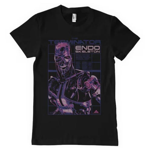 Levně Tričko Terminátor - Endoskeleton T-800