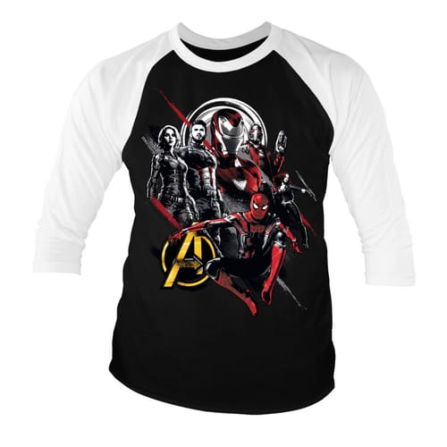 Tričko The Avengers - Heroes, 3/4 raglánový rukáv Tričko The Avengers - Heroes, 3/4 raglánový rukáv