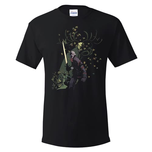 Levně Tričko Zaklínač - Leshen Mignola Art