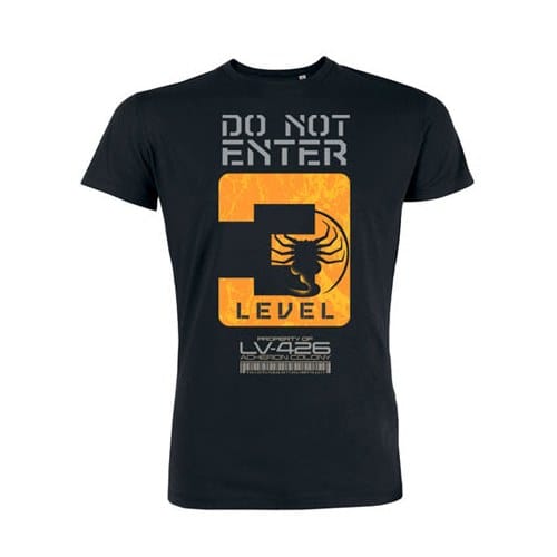 Tričko Aliens - Do Not Enter Level 3 Tričko Aliens - Do Not Enter Level 3