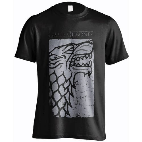 Tričko Game of Thrones Stark Charcoal Tričko Game of Thrones Stark Charcoal
