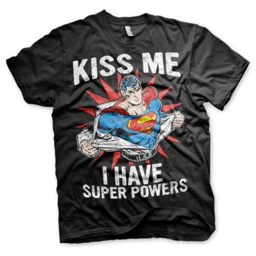 Tričko Superman Kiss Me - I Have Super Powers Tričko Superman Kiss Me - I Have Super Powers