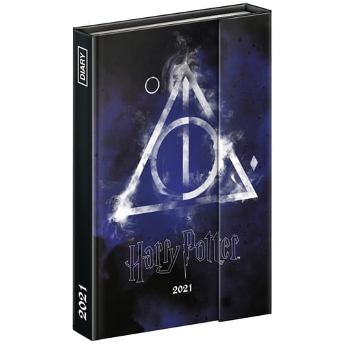 Týždenný magnetický diár Harry Potter - Deathly Hallows 2021 Týždenný magnetický diár Harry Potter - Deathly Hallows 2021