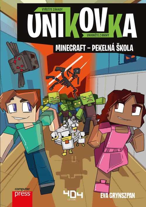Levně Únikovka: Minecraft – pekelná škola