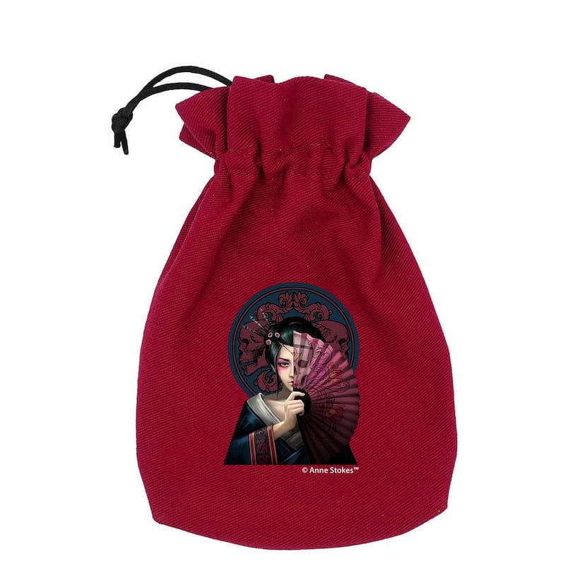 Váček na kostky - Geisha Skull