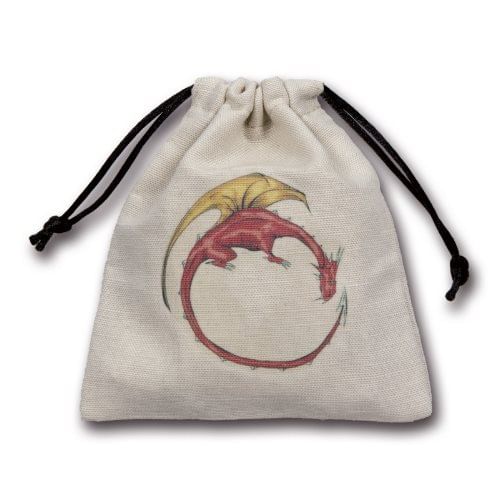 Vrecko na kocky s drakom (farebné) Vrecko na kocky s drakom (farebné)