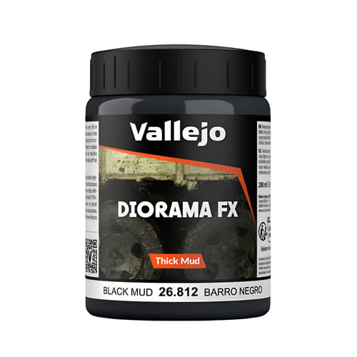 Vallejo: Diorama Effects - Black Thick Mud