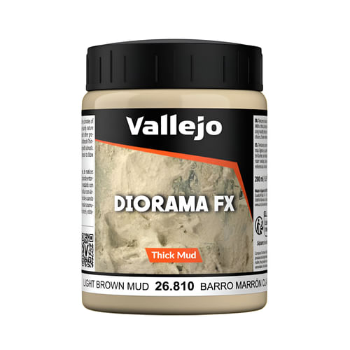 Vallejo: Diorama Effects - Light Brown Mud Vallejo: Diorama Effects - Light Brown Mud