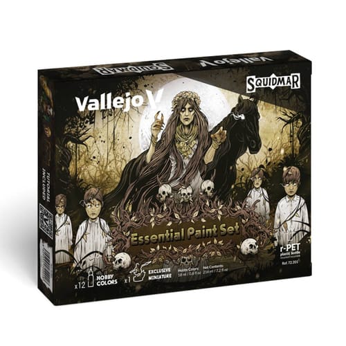 Levně Sada barev Vallejo: Essential Paint Set by Squidmar (12 ks)