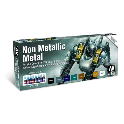 Vallejo: Game Color Set - Non Metalic Metal Vallejo: Game Color Set - Non Metalic Metal