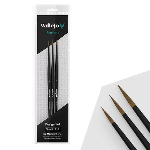 Vallejo: Pre Modeler - Design Brush Set Vallejo: Pre Modeler - Design Brush Set
