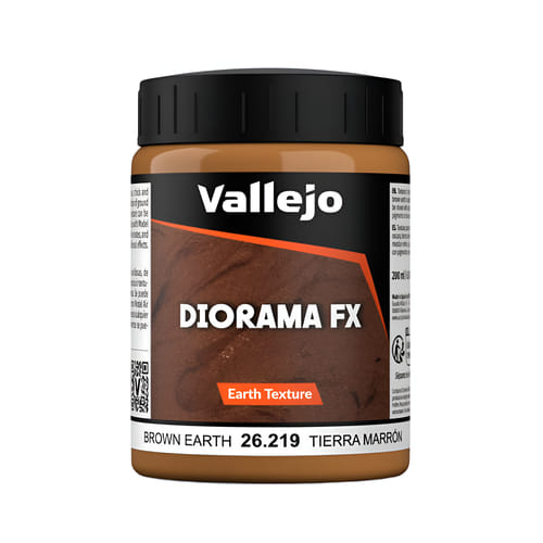 Levně Vallejo: Diorama Effects - Brown Earth Texture