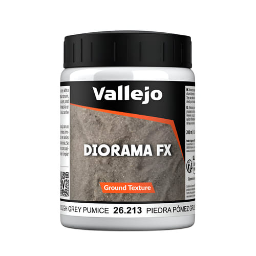Levně Vallejo: Diorama Effects - Rough Grey Pumice Ground Texture