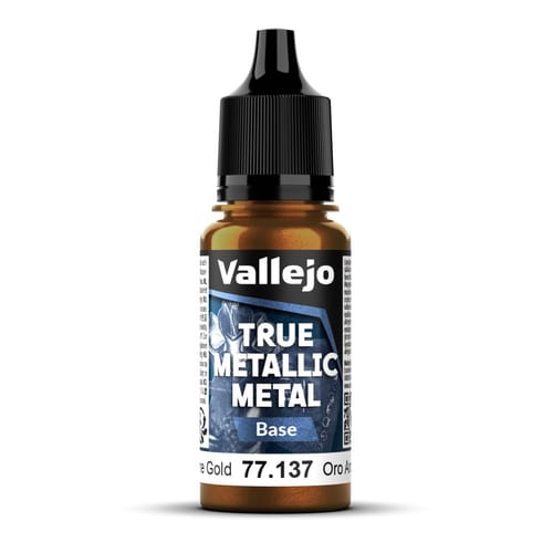Levně Vallejo: True Metallic Metal Base - Arcane Gold