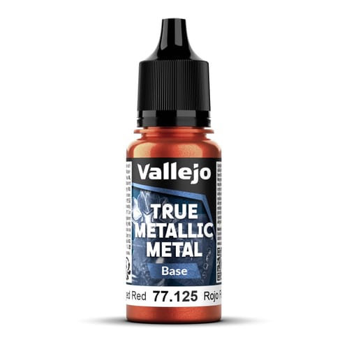 Levně Vallejo: True Metallic Metal Base - Forged Red